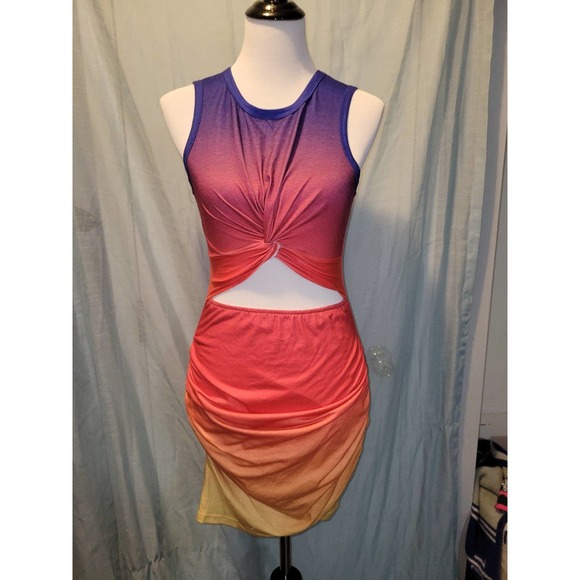 Dress small, knot tie, multicolored - Picture 3 of 5